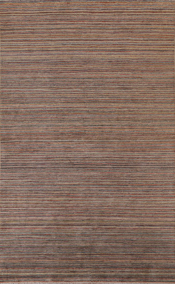 Striped Gabbeh Kashkoli Wool Area Rug 6x10