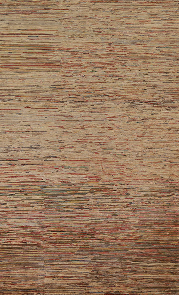 Striped Gabbeh Kashkoli Oriental Area Rug 6x10