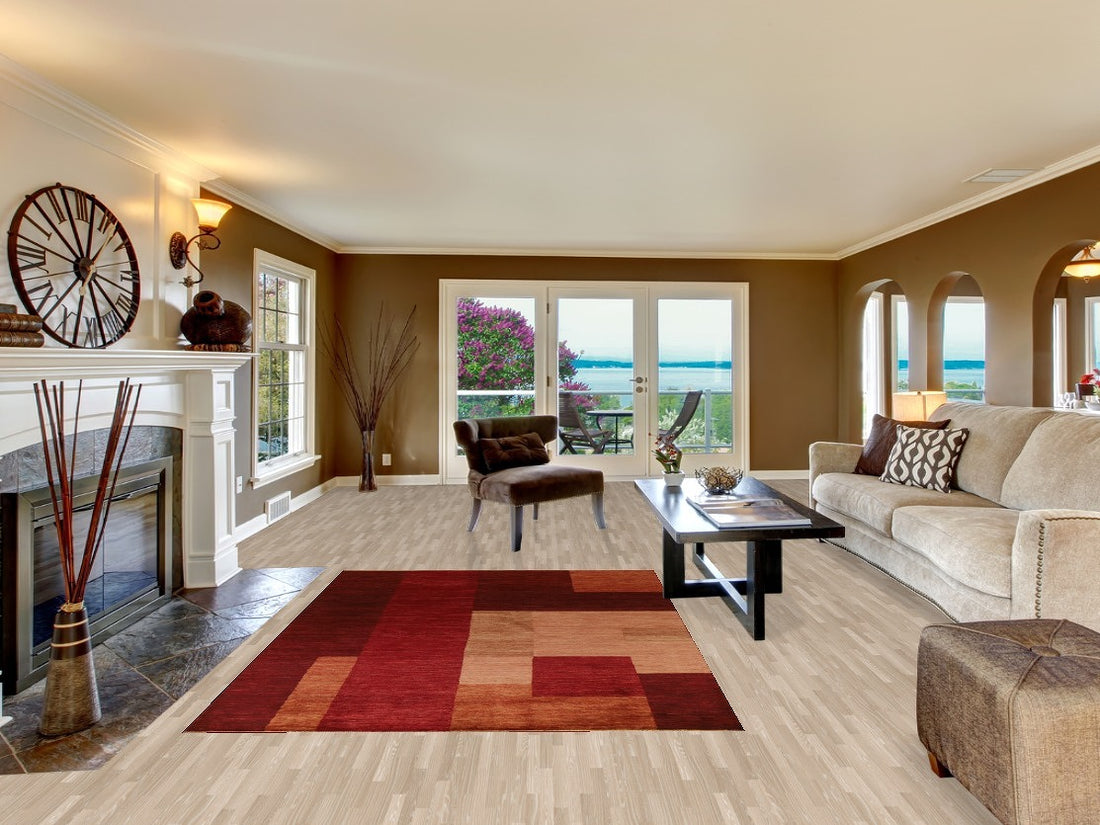 Vegetable Dye Modern Gabbeh Oriental Area Rug 6x8