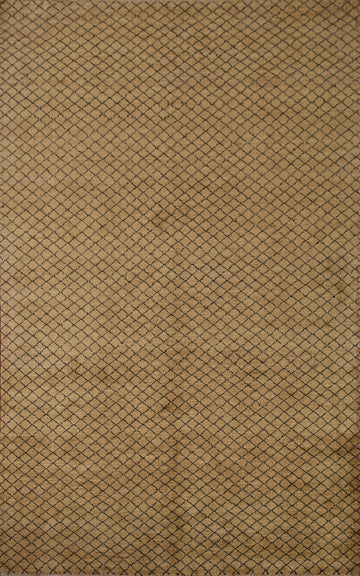 Vegetable Dye Gabbeh Modern Area Rug 6x8