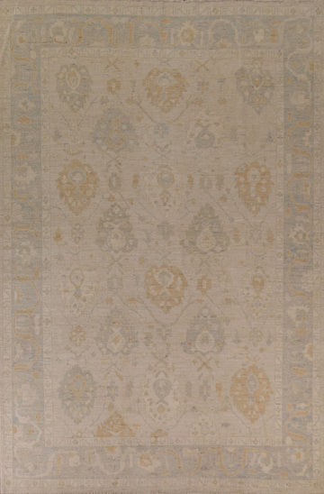 Vegetable Dye Oushak Turkish Area Rug 9x12