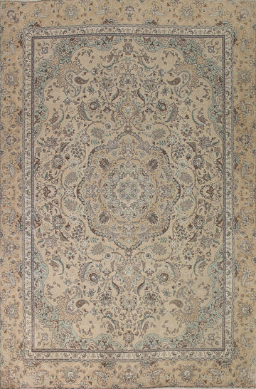 Vintage Tabriz Persian Area Rug 9x12