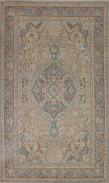 Geometric Tabriz Persian Area Rug 8x11