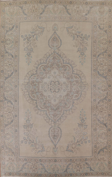 Distressed Tabriz Persian Area Rug 10x13