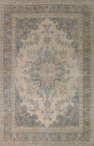 Distressed Tabriz Persian Area Rug 10x13