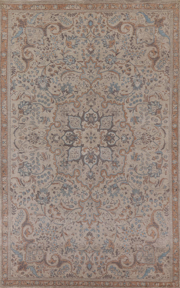 Vintage Tabriz Persian Area Rug 6x10