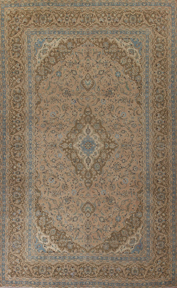 Traditional Kashan Persian Area Rug 9x14