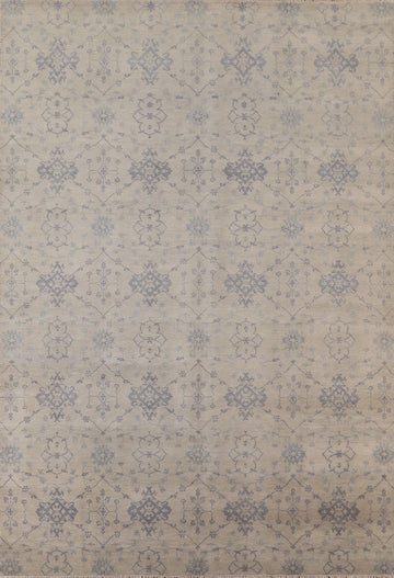 Geometric Khotan Oriental Area Rug 8x10