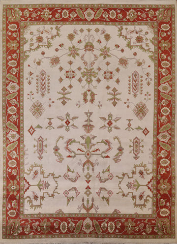 Ivory Agra Oriental Area Rug 8x10