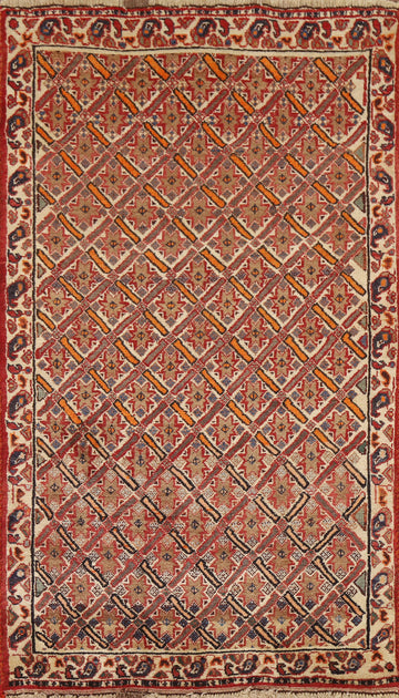 Vegetable Dye Kashkoli Persian Area Rug 3x6