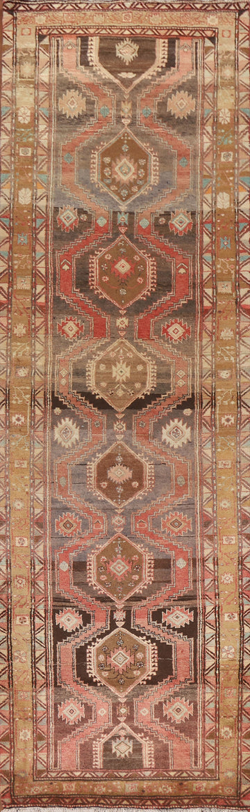 Vintage Ardebil Persian Runner Rug 3x12