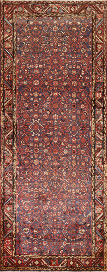 Vintage Mahal Persian Runner Rug 4x10