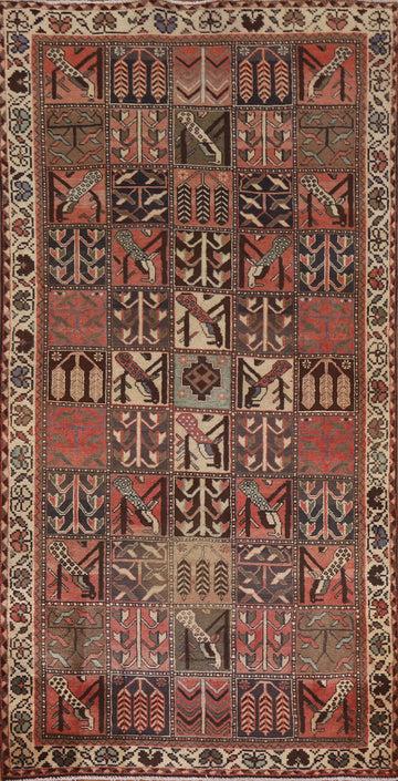 Garden Design Bakhtiari Persian Area Rug 5x9