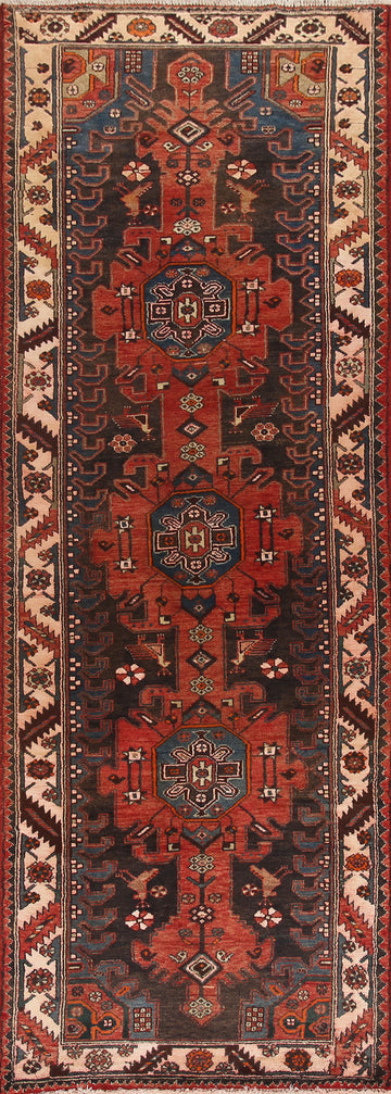 Vegetable Dye Ardebil Persian Runner Rug 3x10