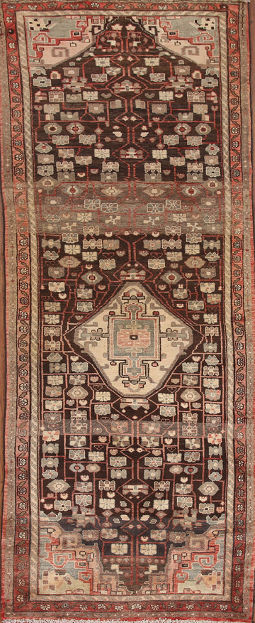 Distressed Malayer Persian Runner Rug 4x10