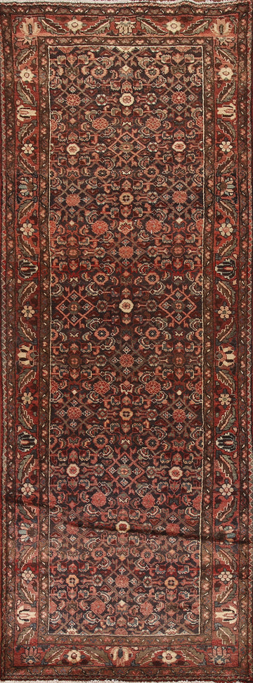 Vintage Wool Malayer Persian Runner Rug 4x10