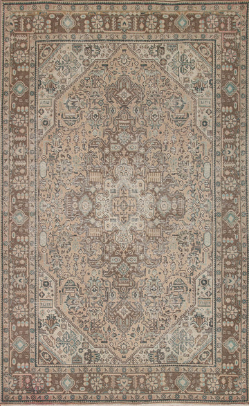 Handmade Wool Tabriz Persian Area Rug 6x10