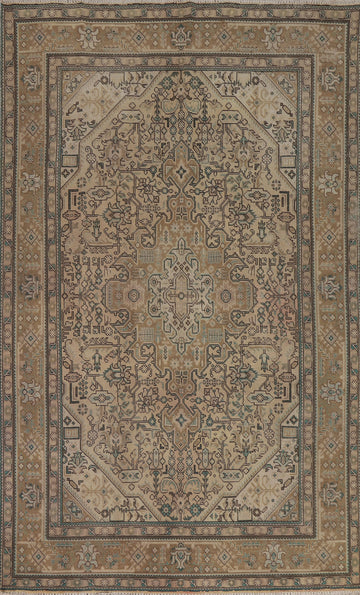 Geometric Tabriz Persian Area Rug 6x10
