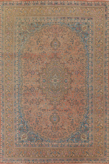 Vintage Mashad Persian Area Rug 10x13