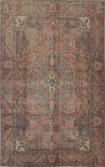 Handmade Wool Tabriz Persian Area Rug 6x10