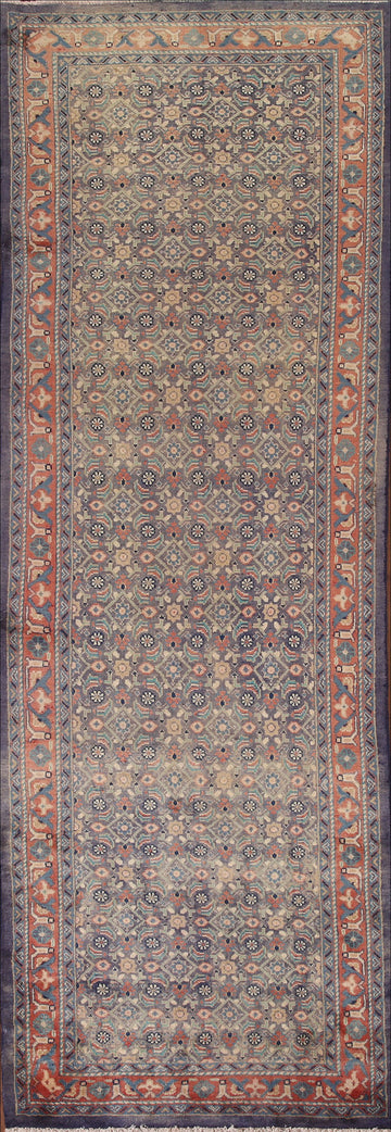 Geometric Mahal Persian Runner Rug 3x10