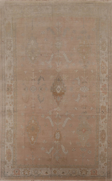 Vegetable Dye Oushak Egyptian Area Rug 7x11