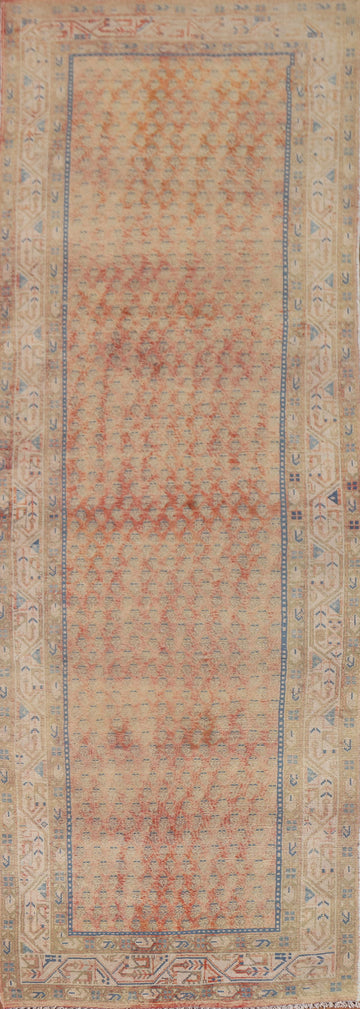 Handmade Botemir Persian Runner Rug 3x11