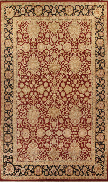 All-Over Red Agra Oriental Large Rug 12x18