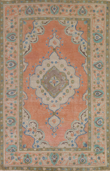 Over-Dyed Tabriz Persian Area Rug 6x9