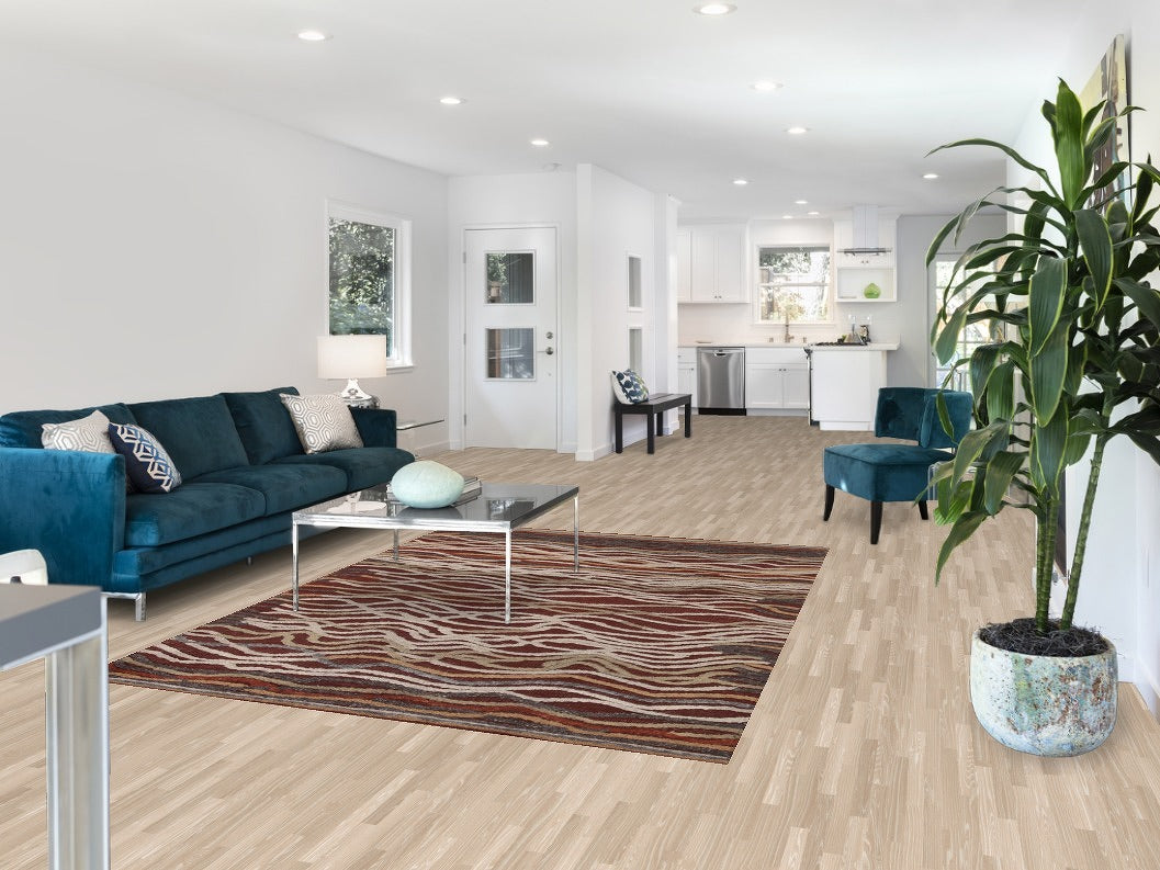 Handmade Abstract Modern Area Rug 6x8