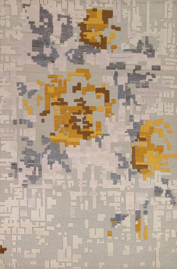 Handmade Abstract Modern Area Rug 8x10
