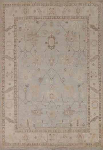 Vegetable Dye Oushak Turkish Area Rug 8x10
