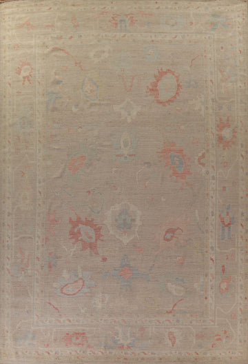 Vegetable Dye Oushak Wool Large Rug 12x15