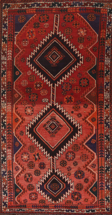 Wool Tribal Lori Persian Area Rug 5x10