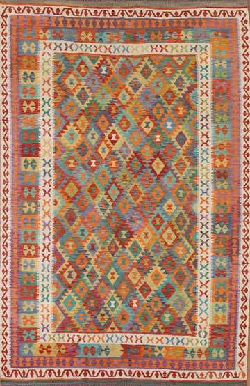 Colorful Kilim Oriental Area Rug 8x11