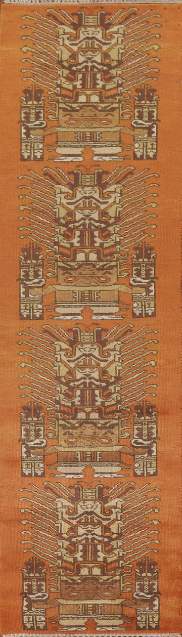 Wool Heriz Serapi Oriental Runner Rug 3x12