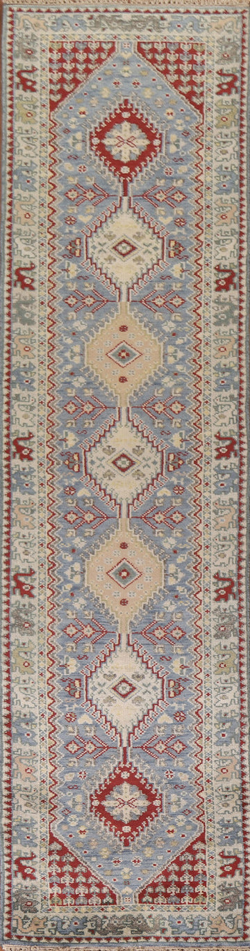Geometric Heriz Serapi Oriental Runner Rug 3x12