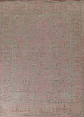 Vegetable Dye Oushak Turkish Area Rug 8x10