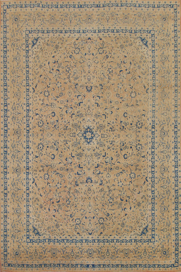 Traditional Mashad Persian Area Rug 10x12