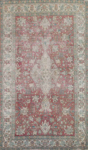 Geometric Tabriz Persian Area Rug 6x10