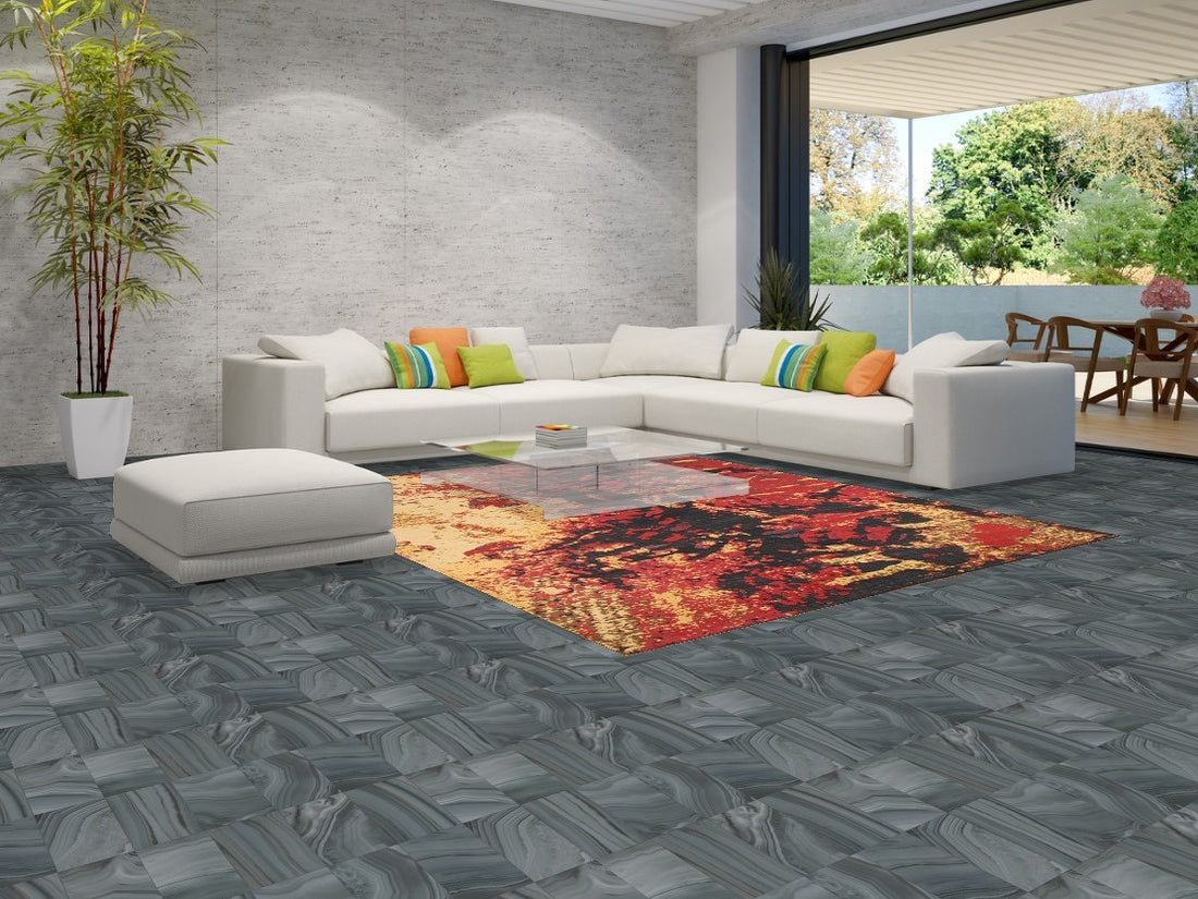 All-Over Abstract Area Rug 8x10