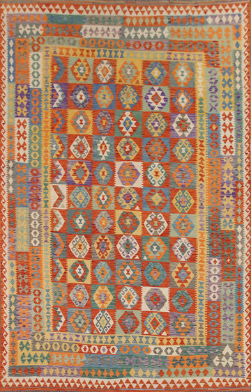 Multicolor Kilim Oriental Area Rug 10x13