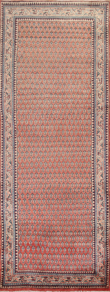 All-Over Botemir Persian Runner Rug 4x10