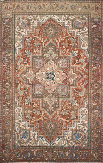 Vegetable Dye Heriz Persian Area Rug 8x11