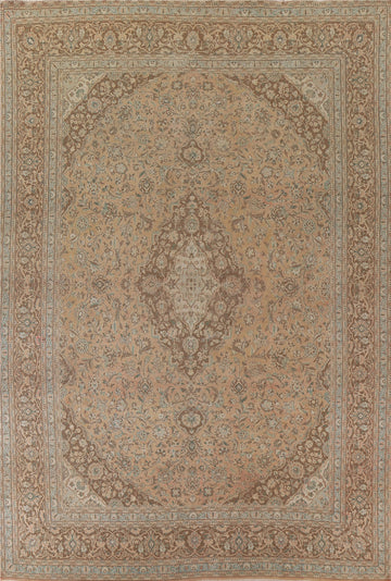 Traditional Mashad Persian Area Rug 9x12