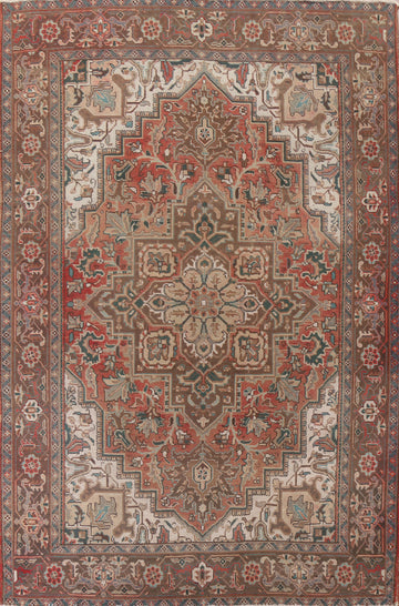 Vegetable Dye Heriz Persian Area Rug 8x11