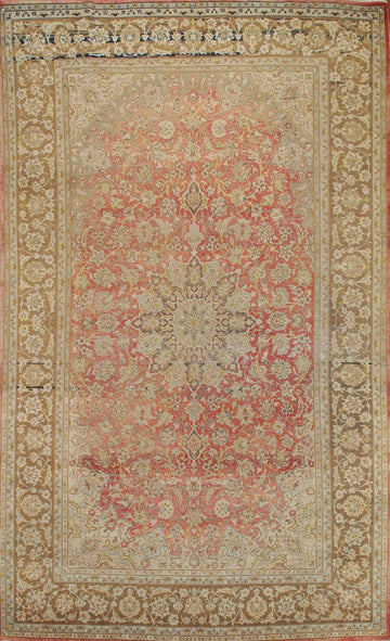 Distressed Floral Najafabad Persian Area Rug 8x11