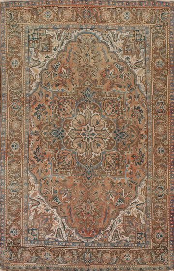 Vintage Floral Heriz Persian Area Rug 8x11