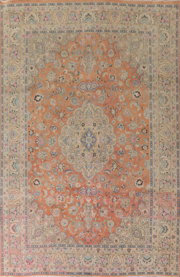 Traditional Mashad Persian Area Rug 8x11