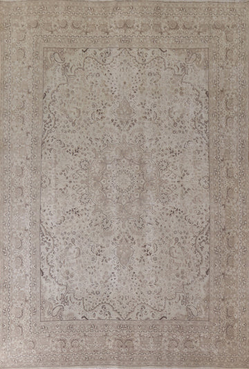 Vintage Floral Kashan Persian Area Rug 9x12